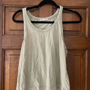Zara beige tank top